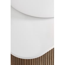 Nomad 600mm Walnut Wall Hung Single Vanity